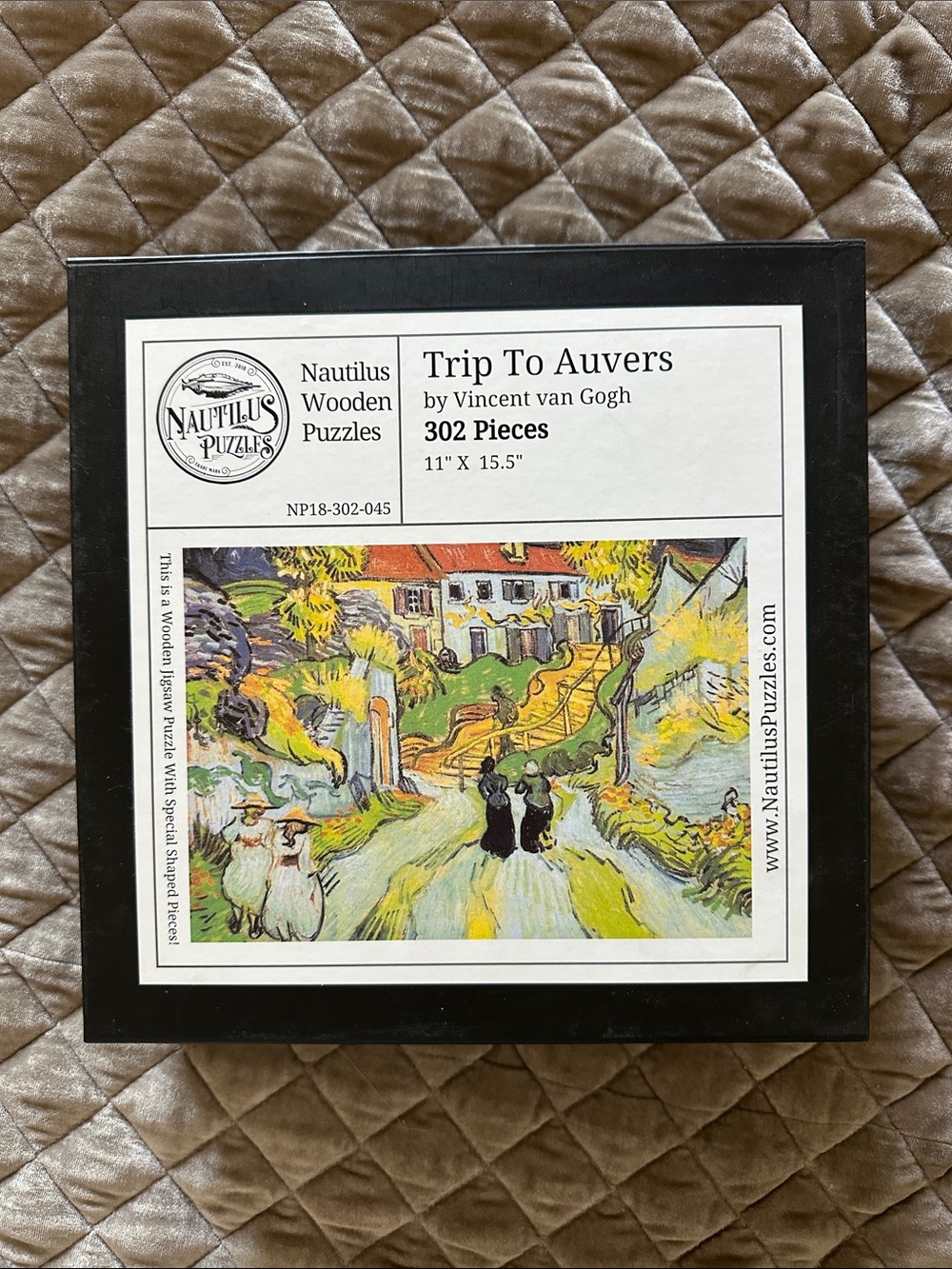 Nautilus Van Gogh Trip To Auvers Wooden Puzzle - Multicolor
